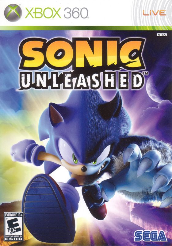 Sonic Unleashed box art for Xbox 360